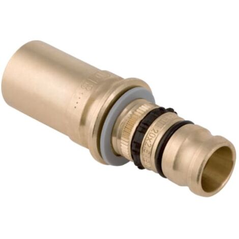 Geberit Mepla transition 601508005 Ø 16 - 15mm, Geberit canon, avec extrémité d&39insertion, sur Mapress
