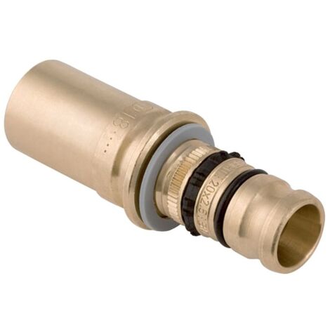 Geberit Mepla Übergang auf Geberit Mapress, mit Einschubende, d 20mm, d1 18mm, Rotguss bleifrei