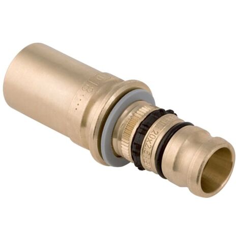 Geberit Mepla Übergang auf Geberit Mapress, mit Einschubende, d 26mm, d1 22mm, Rotguss bleifrei