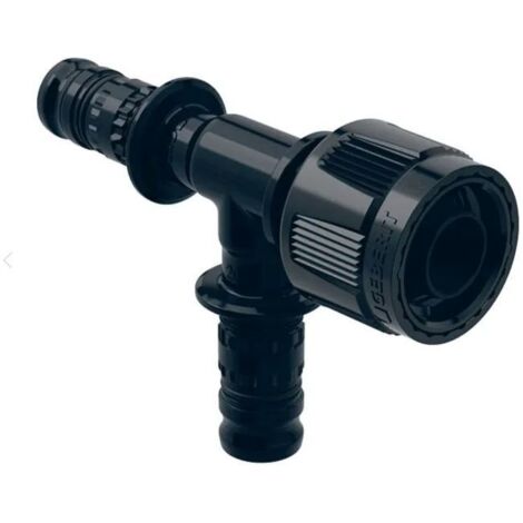 Geberit Mepla Übergangs-T-Stück 632375006 Ø 16/Ø 16/MF20, mit MeplaFix Adapter, PVDF