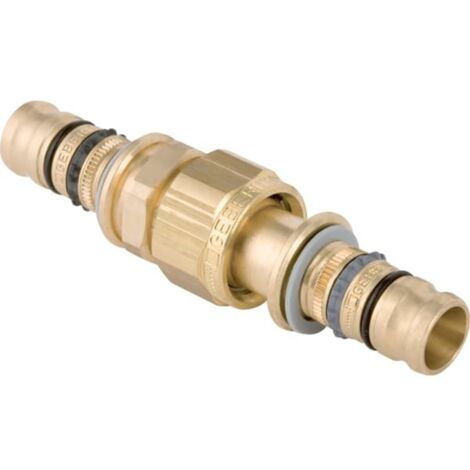 Geberit Mepla Verschraubung d 50 flachdichtend, (Rotguss)