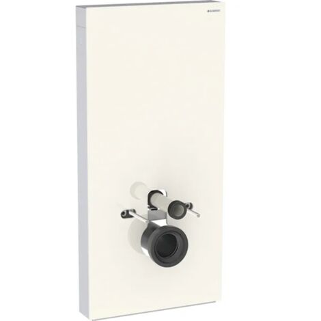 Geberit Monolith - Panneau sanitaire pour WC suspendu, 101 cm, alimentation par le dessous, sable gris 131.021.JL.5