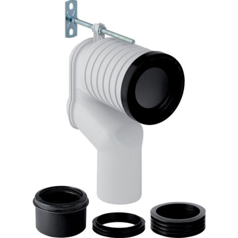 Geberit Monolith set de raccord pour WC sur pied avec écoulement du sol vers cuvette murale - Blanc