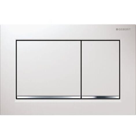 Geberit Omega20 Betätigungsplatte, für 2-Mengen-Spülung, eckig,