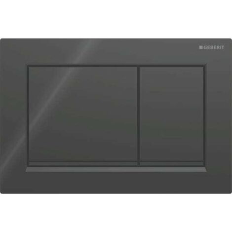 Geberit Omega20 - Placca di comando, nero 115.080.DW.1