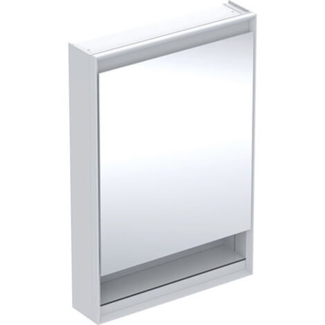 Geberit ONE armario con espejo y ComfortLight, 1 puerta, con