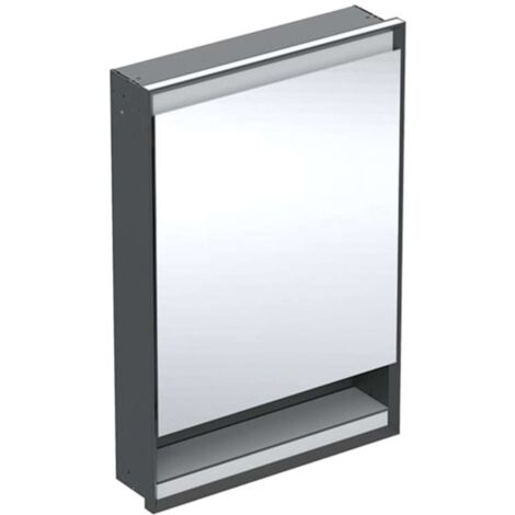 Geberit ONE armario con espejo y ComfortLight, 1 puerta, con