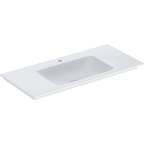 Geberit ONE lavabo pour meubles sortie verticale, 105x14x48cm,