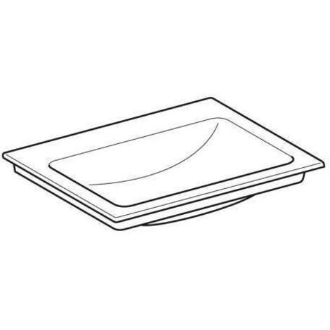 Geberit ONE Möbelwaschtisch Abgang vertikal, 60x14x48cm,