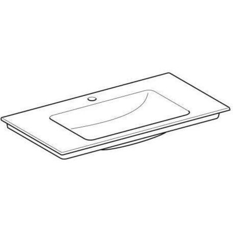 Geberit ONE Möbelwaschtisch Abgang vertikal, 90x14x48cm,