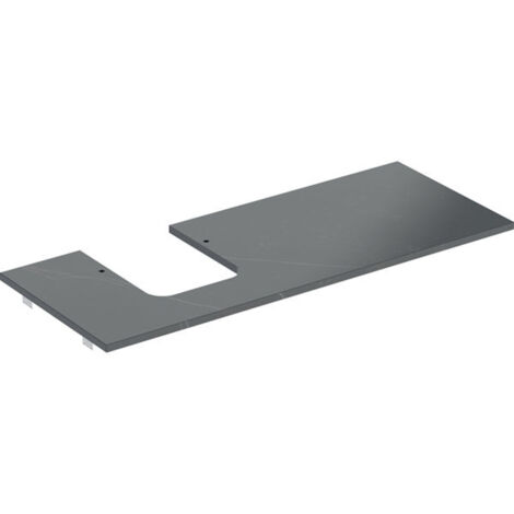 Geberit ONE Plaque de lavabo, découpe à gauche, pour lavabo à