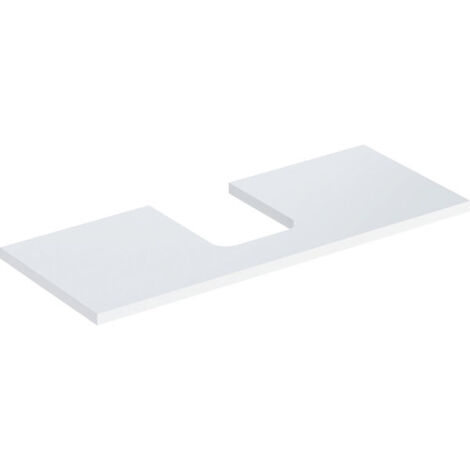 Geberit ONE Plaque de lavabo, découpe au centre, pour lavabo à