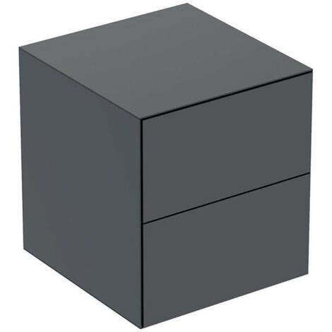 Geberit ONE Seitenschrank mit zwei Schubladen, 45x49,2x47cm,