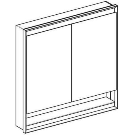 Geberit ONE Spiegelschrank mit ComfortLight, 2 Türen,