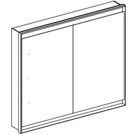 Geberit ONE Spiegelschrank mit ComfortLight, 2 Türen,