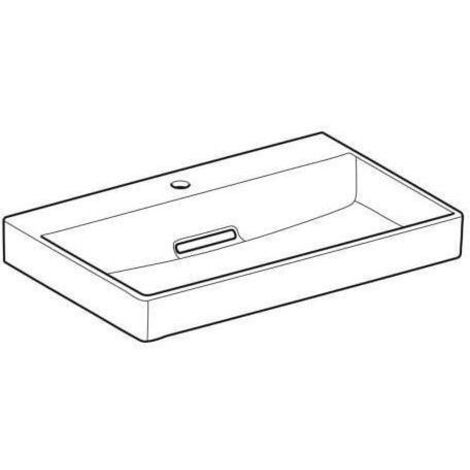 Geberit ONE Waschtisch Abgang horizontal, 75x14,2x48cm,