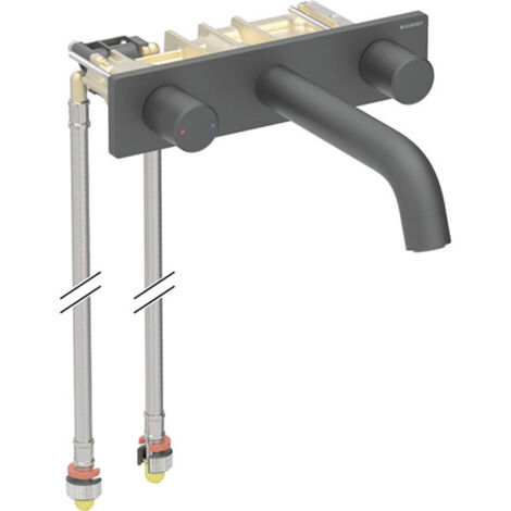 Geberit ONE Waschtischarmatur rundes Design, Wandmontage,