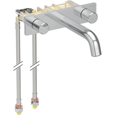 Geberit ONE Waschtischarmatur rundes Design, Wandmontage,