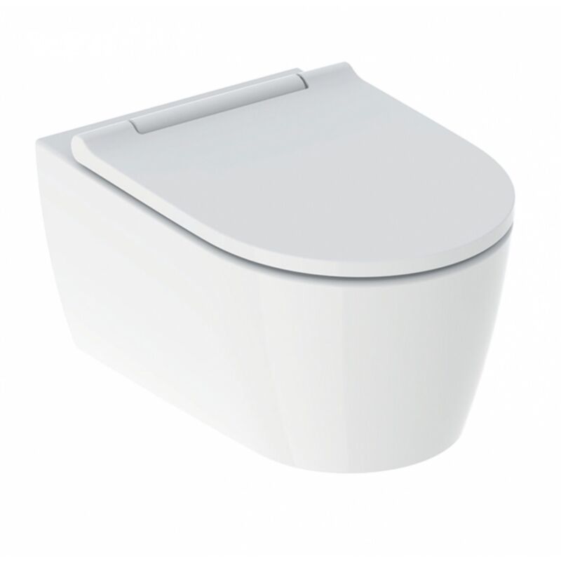 Geberit - Cuvette suspendue one sans bride TurboFlush Blanc