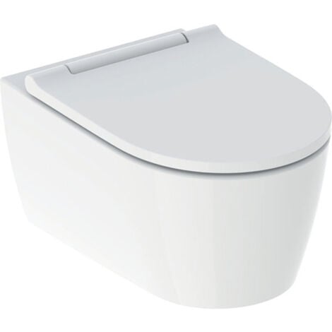 GEBERIT ONE - WC suspendu avec abattant softclose, TurboFlush, KeraTect, blanc 500.201.01.1