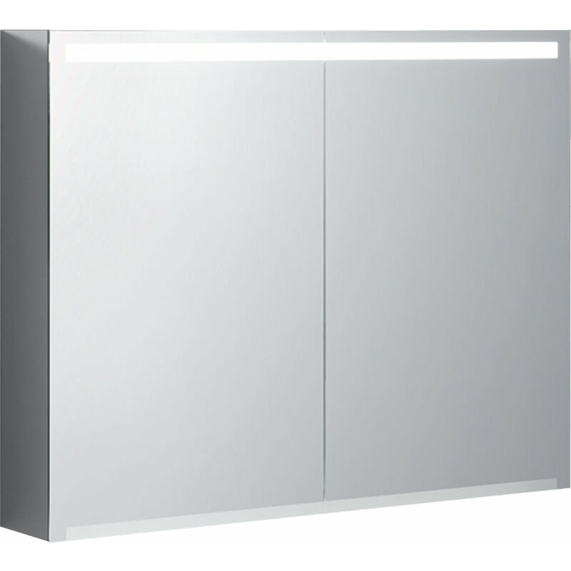 

Geberit Opción armario con espejo con iluminación, dos puertas, ancho 90 cm, 500583001 - 500.583.00.1