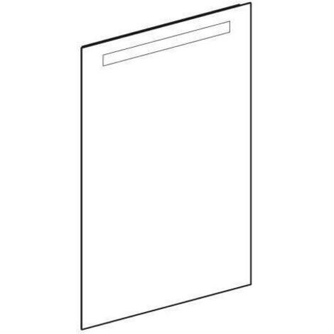 Geberit Option Basic Square Lichtspiegel, Beleuchtung oben,