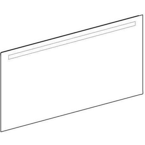 Geberit Option Basic Square Lichtspiegel, Beleuchtung oben,