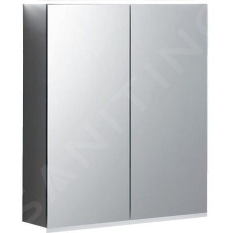 Geberit Option Plus Armoire de toilette avec éclairage, deux