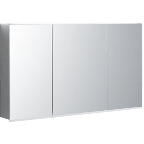Geberit Option Plus Spiegelschrank mit Beleuchtung, drei Türen,