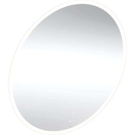 Geberit Option round Miroir lumineux, éclairage direct et