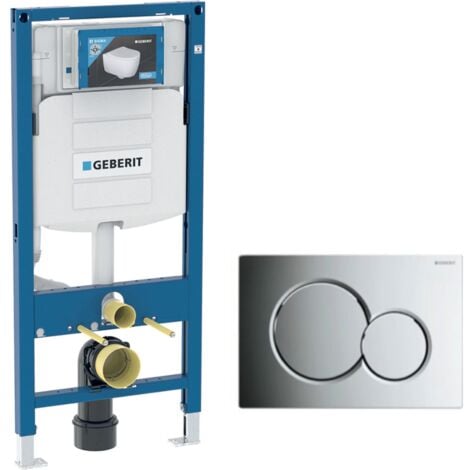 Geberit Pack DuoFix 320 + Plaque de Commande Sigma 01 Chrome (SETUP320-PRO2)