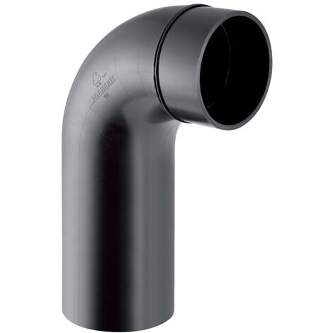 Geberit PE Bogen mit langem Schenkel 88,5 Grad, Außendurchmesser 75mm