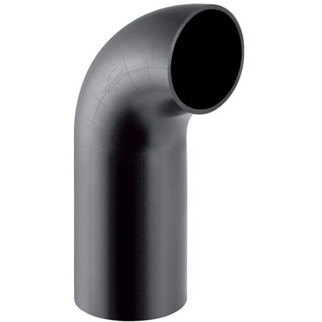 Geberit PE Bogen mit langem Schenkel 90 Grad, Außendurchmesser 40mm