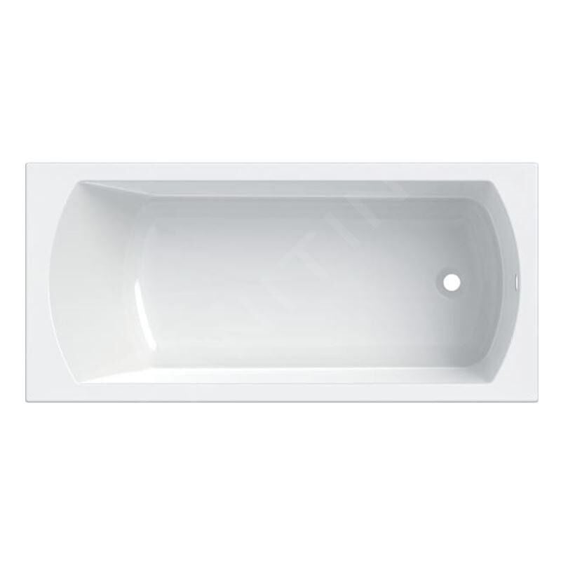 Geberit - Perfect - Baignoire 180 x 80 cm, pieds inclus, blanc 554.074.01.1