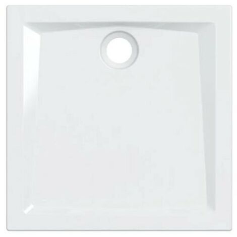 GEBERIT - PIATTO DOCCIA QUADRATO 80X80 H.6 CM. TIPO 60 BIANCO IN GRES FINE PORCELLANATO 550.028.00.1