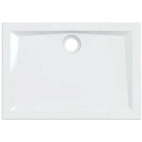 GEBERIT - PIATTO DOCCIA RETTANGOLARE 100X70 H.6 CM. TIPO 60 BIANCO IN GRES FINE PORCELLANATO 550.054.00.1