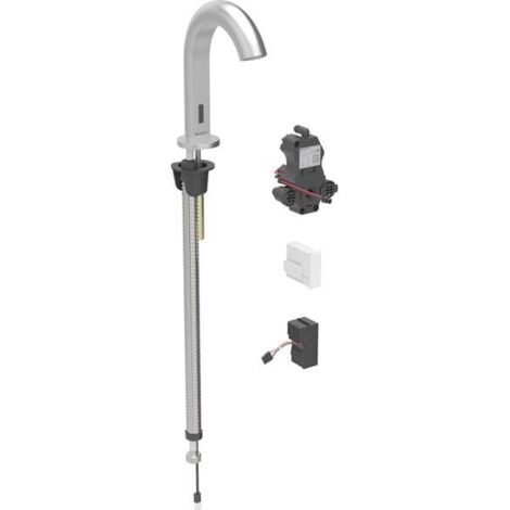 Geberit Piave Waschtischarmatur, Ausladung 167mm, Netzbetrieb,