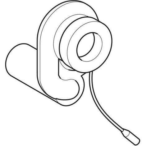 Geberit Pièce rapportée d'aspiration pour commande d'urinoir Type 500, 599063000