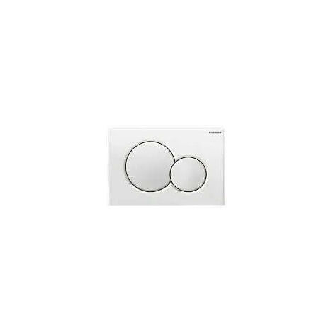 Geberit - Placca Di Comando 2 Pulsanti Sigma01 - Colore: Bianco