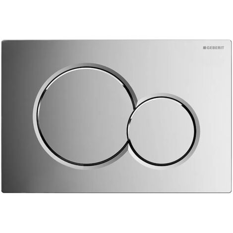 Geberit placca di comando Sigma 01 doppio tasto cromata