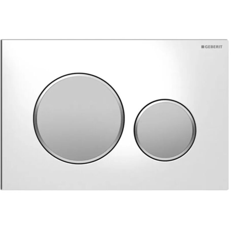 Plastra Di Comando Per WC AlcaPlast M372 | Cromo Opaco | A Doppio Tasto | 165x247 Mm