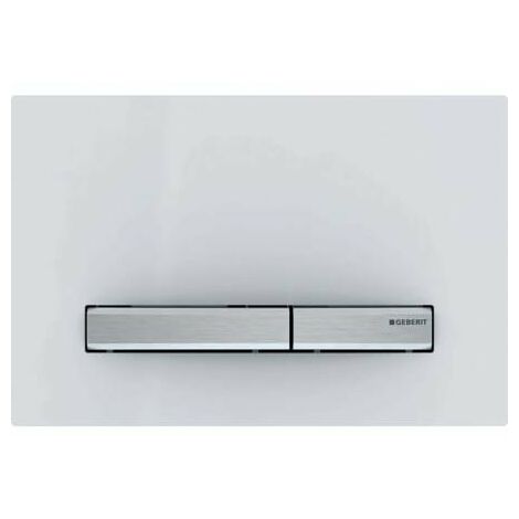 Geberit Plaque de commande  Sigma50 pour rinçage 2 volumes, Coloris: Verre fumé miroir - 115.788.SD.2