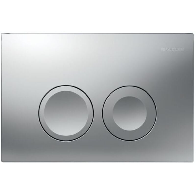 Delta25 - Plaque de déclenchement, chrome mat 115.125.46.5 - Geberit