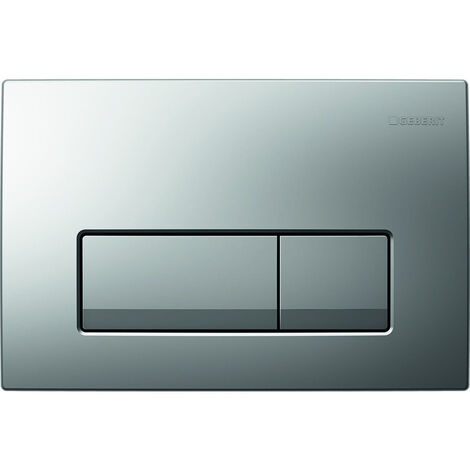 Geberit Plaque de déclenchement Delta51 Chromé Mat (115.105.46.1)