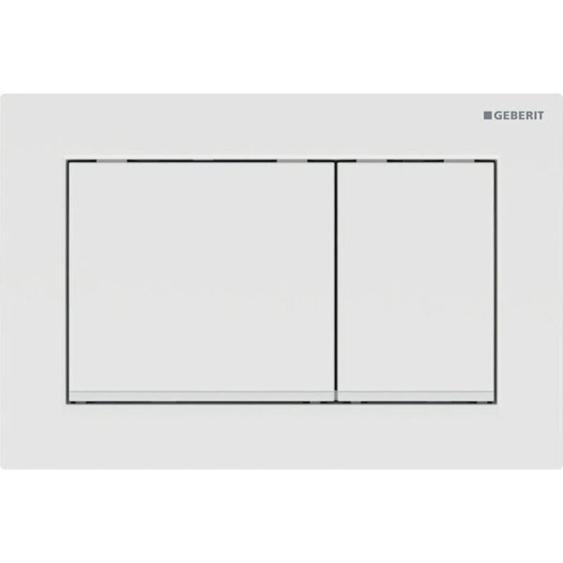 Omega30 - Plaque de déclenchement, blanc 115.080.11.1 - Geberit