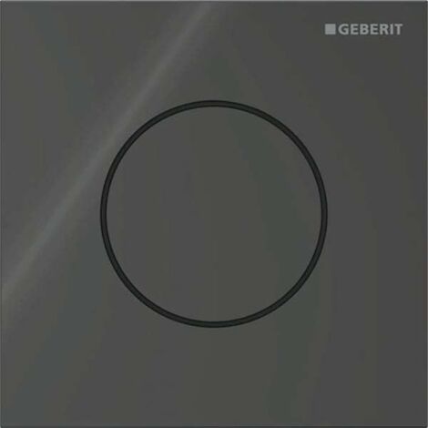 Geberit - Pneumatische Urinal-Spülsteuerung Typ 40, Glas/schwarz 116.014.SJ.1
