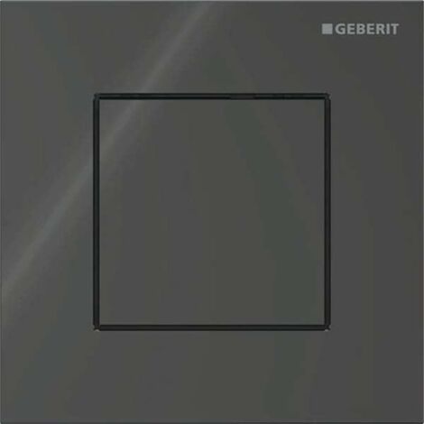 Geberit - Pneumatische Urinal-Spülsteuerung Typ 40, Glas/schwarz 116.217.SJ.1