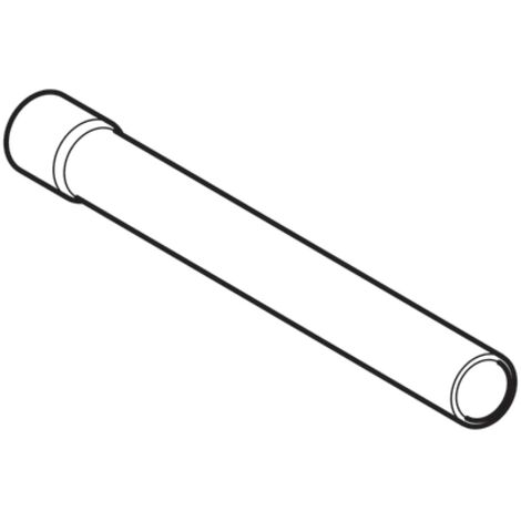 Geberit prolongement tuyau de lavage 118 131 111 blanc, 30 cm