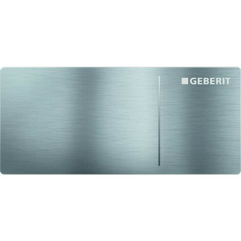Geberit - Pulsante Geberit Sigma70, per doppio volume di scarico: acciaio inossidabile Le spazzolato (242.813.FW.1)