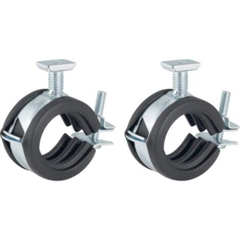Geberit PushFit Set Verteilerbefestigungen gerade, mit Drehrastbolzen, 653.492.00.1